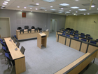 Courtroom 5 - look at the trial chamber